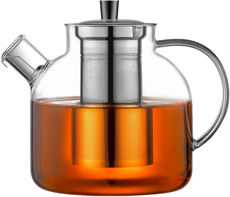 Glass Teapot with Removable Infuser 1500ml(50oz)