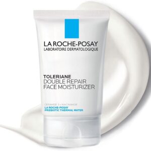 Toleriane Double Repair Face Moisturizer, Daily Moisturizer Face Cream with Ceramide and Niacinamide for All Skin Types